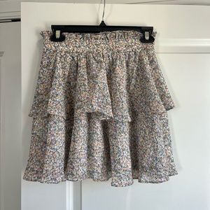 Princess Polly floral mini skirt
